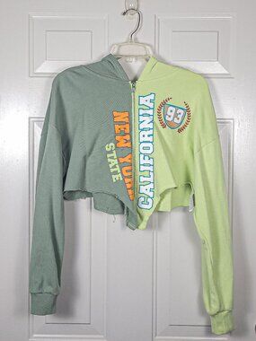 forever 21 multicolor zip jacket